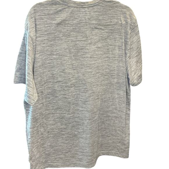 Reebok Men's Large Grey Heather Performance Tee Shirt 🏋️ - Picture 4 of 8